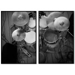 Drums - Two piece music poster