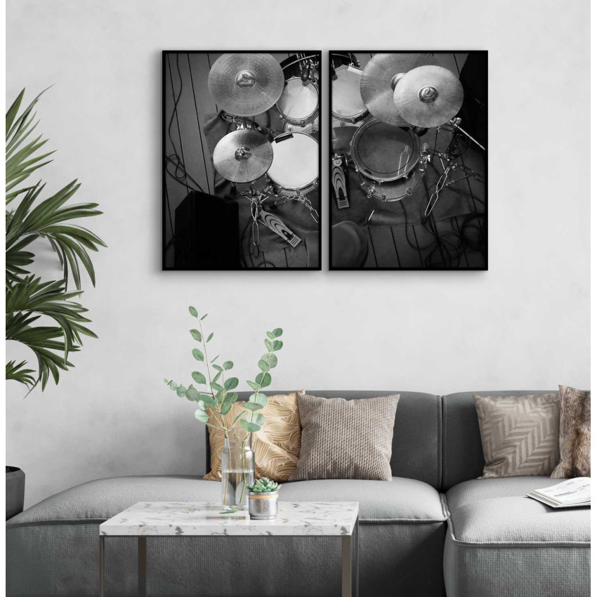 Drums - Two piece music poster
