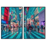 Ett färgglatt Tokyo - Perfect pair posters Ett färgglatt Tokyo - Perfect pair posters