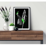 Abstract sports poster