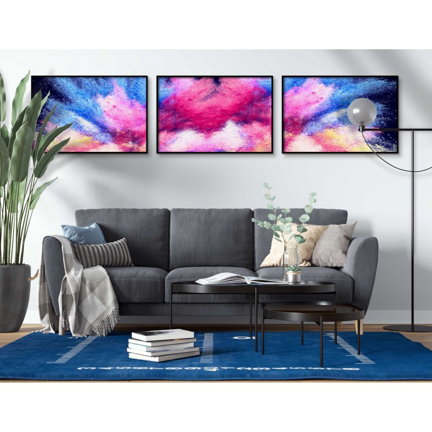 Abstrakt och Färgglatt - Poster i Tre delar Abstrakt och Färgglatt - Poster i Tre delar