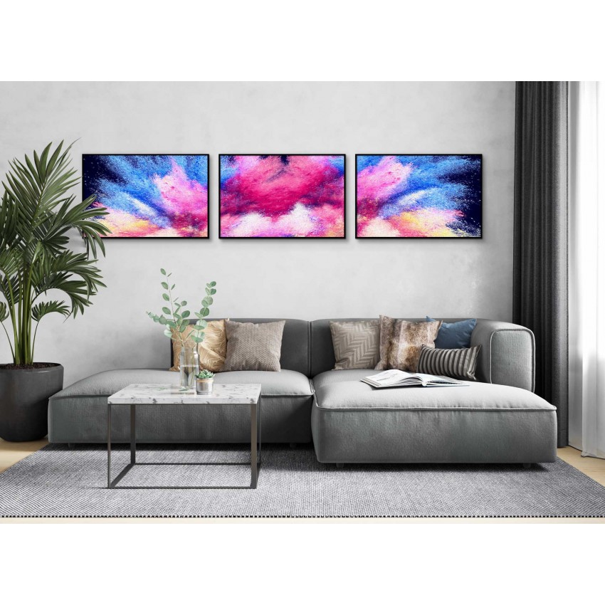 Abstrakt och Färgglatt - Poster i Tre delar Abstrakt och Färgglatt - Poster i Tre delar