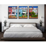 Street in Washington - Three Piece Poster