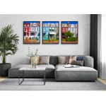 Street in Washington - Three Piece Poster
