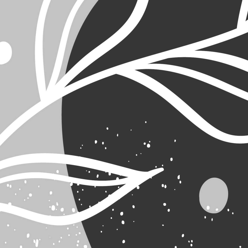 Fashion illustration - Trendig 4-delad tavla