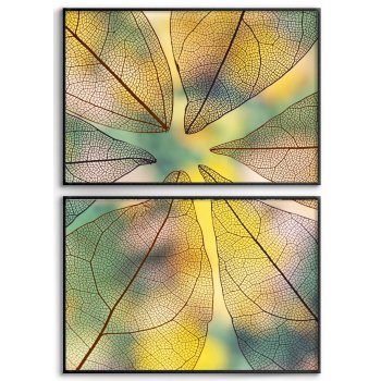 Colorful leaves - Two Piece Poster