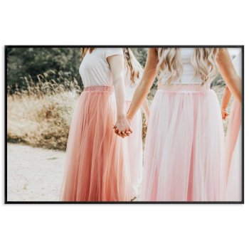 Rosa kjolar - Simpel poster