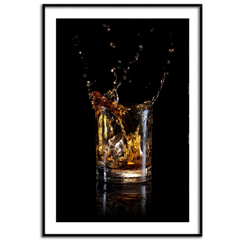 Whiskey on the rocks - Poster