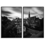 Old Church Tower - Poster in Two Pieces