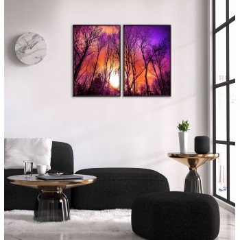 Magiskt Naturmotiv - Tvådelad Poster Magiskt Naturmotiv - Tvådelad Poster