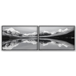 Mountains and Lake - Poster in Two Pieces