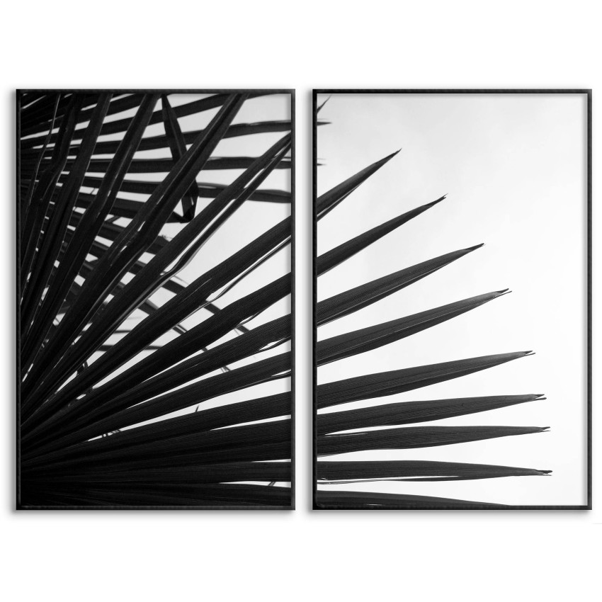 Palm Tree Silhuette - Poster in Two Pieces