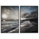 Beach and Waves - Poster in Two Pieces