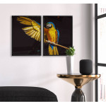 Cool Parrot - Poster in Two Pieces
