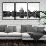 Panorama Temple - Three Piece Poster 