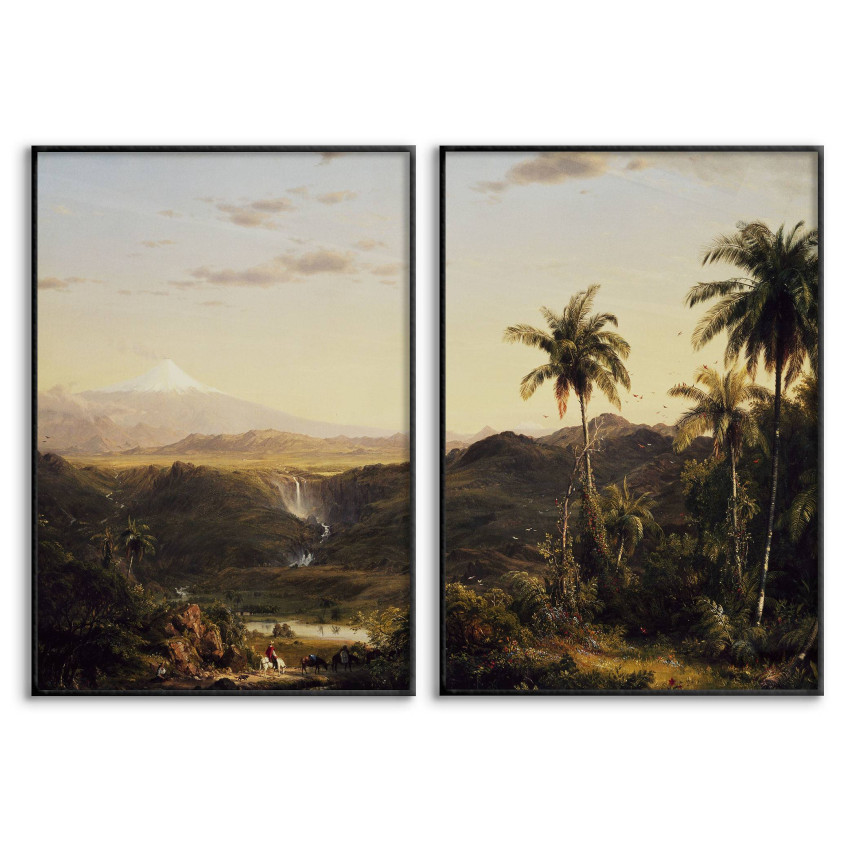 Exotic Naturescape - Poster in Two Pieces