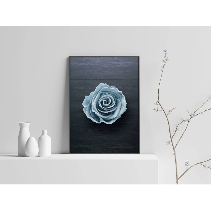 Teal Rose - Simple Poster