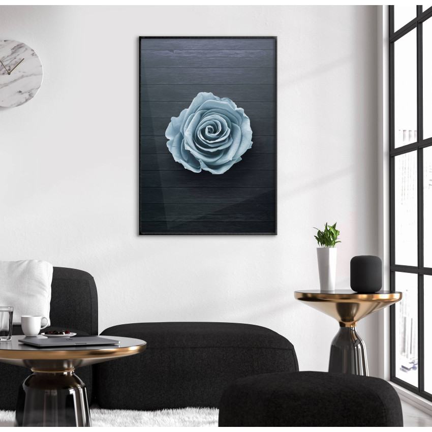 Teal Rose - Simple Poster