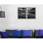 Mjuka vågor - Svartvitt havsmotiv i två delar