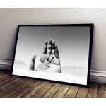 Hand in Sand - Abstract Poster