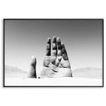 Hand in Sand - Abstract Poster