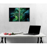 Green Leaves - Two Piece Poster