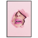 Rosa Läppar - Fashion Poster