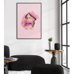 Rosa Läppar - Fashion Poster
