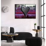 Hj&auml;rta i Tr&auml; - Simpel Trendig Rosa Poster