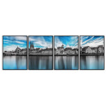 Panorama City Poster - Four Piece Poster