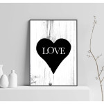 Love & Heart - Simple Poster