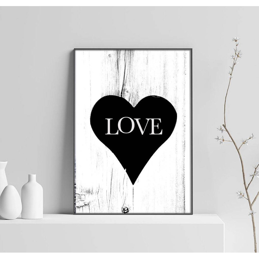 Love & Heart - Simple Poster