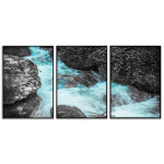 Waterfall - Three Piece Poster 