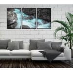 Waterfall - Three Piece Poster 