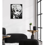 Albert Einstein - Black and White Poster