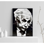 Albert Einstein - Black and White Poster