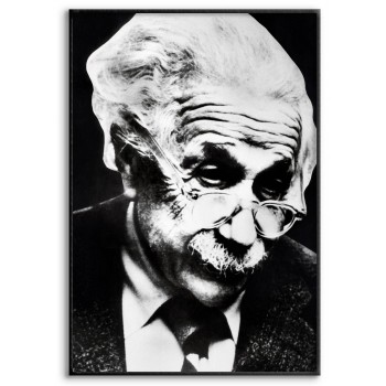 Albert Einstein - Black and White Poster
