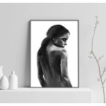 Woman - Black and White Poster