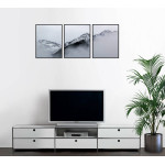 Mountain and Fog - Three Piece Poster