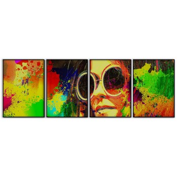 Woman in Sunglasses - Four Piece Poster