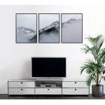 Mountain and Fog - Three Piece Poster