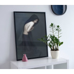 Mystisk Kvinna i Profil - Fashion Poster