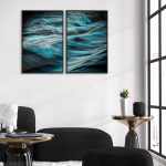 Mjuka turkosa vågor - Havsmotiv i två delar