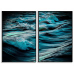 Mjuka turkosa vågor - Havsmotiv i två delar