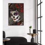 Sugerskull Kvinna - Illustration Poster Sugerskull Kvinna - Illustration Poster