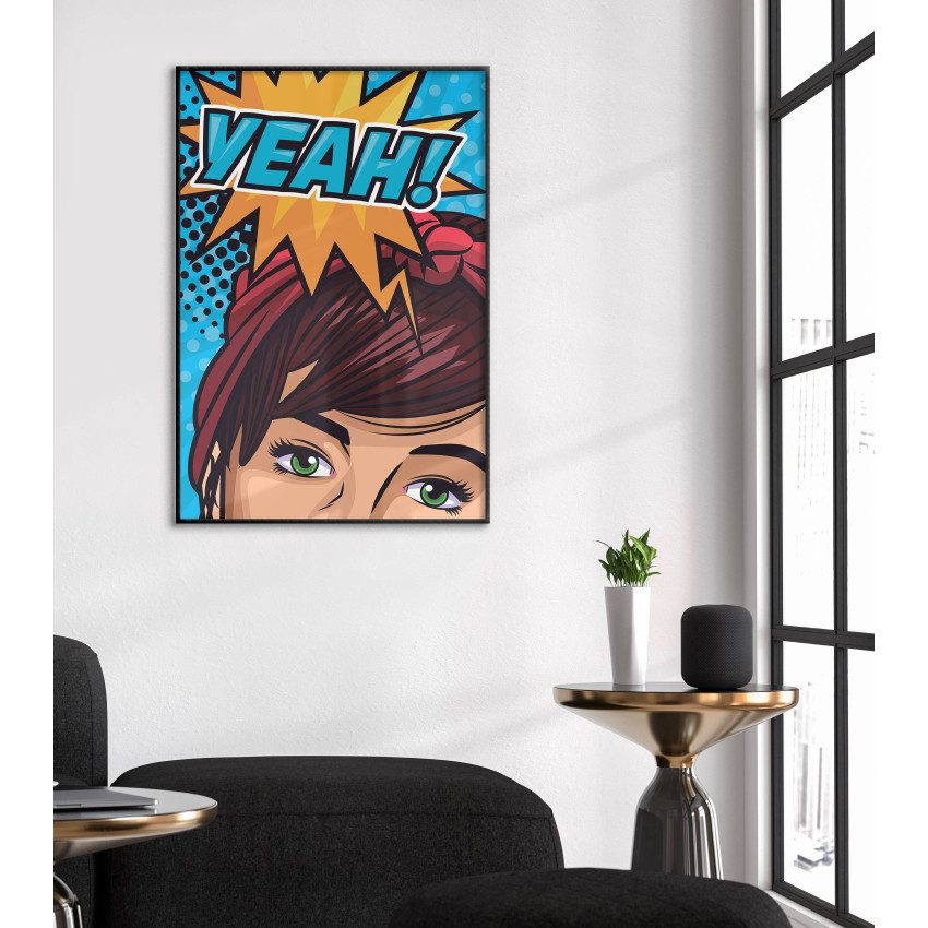 Yeah Illustration - Pop Art Poster