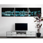 City and Street - Three Piece Poster