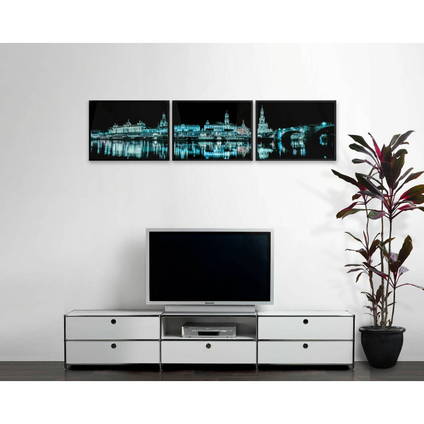 City and Street - Three Piece Poster