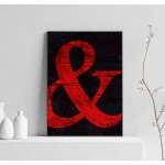 &-sign - Simple Red Poster