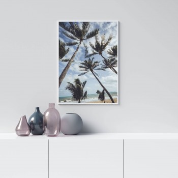 Palm Trees - Simple Vintage Poster